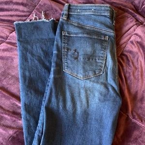 American Eagle Super High Rose Jegging Crop 12